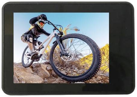 GoXtreme Vision Duo 4K Caméra sport 4K, double écran, protégé contre les projections d'eau, protégé contre la poussière, étanche