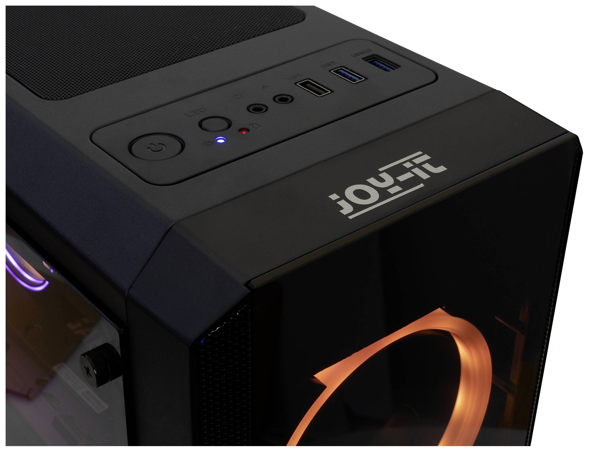 Joy-it PC de gaming AMD Ryzen 7 7700X 32 GB RAM 2 TB SSD AMD Graphiques Radeon Nvidia GeForce RTX 4070 Ti 12 GB GDDR6X Win 11 Pro