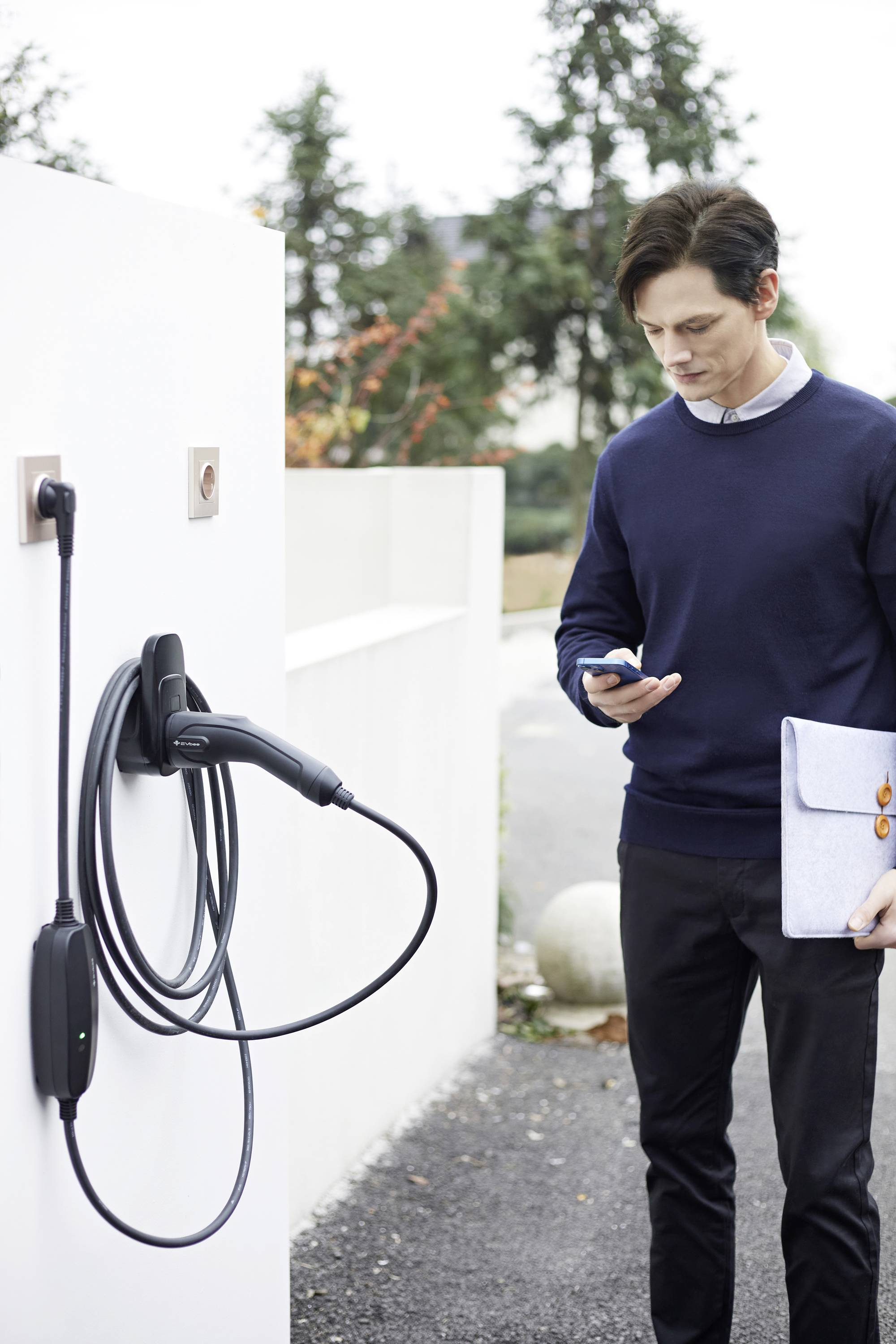 EVbee E100008 Station de charge mobile pour voiture électrique 6.5 m
