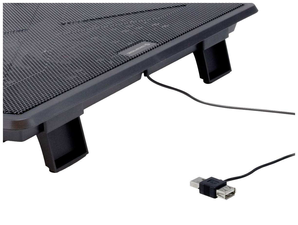 Conceptronic THANA05B Support d'ordinateur portable avec fonction refroidissante réglable en hauteur