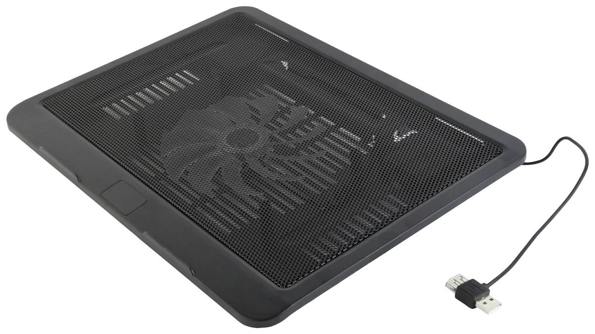 Gembird NBS-1F15-04 Support d'ordinateur portable avec fonction refroidissante réglable en hauteur