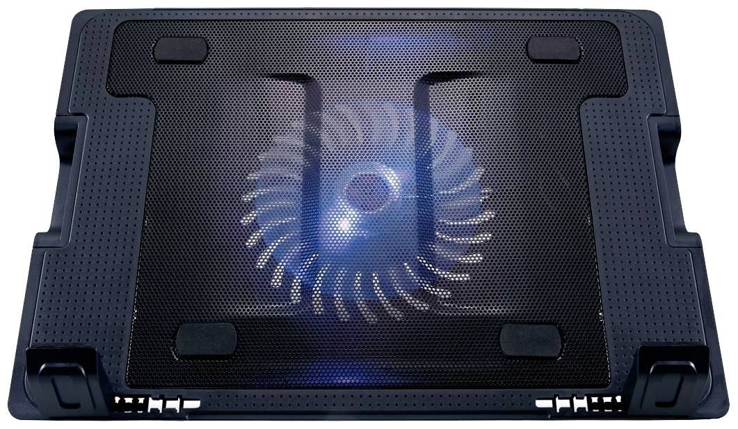 Conceptronic CNBCOOLSTAND1F Support d'ordinateur portable avec fonction refroidissante réglable en hauteur