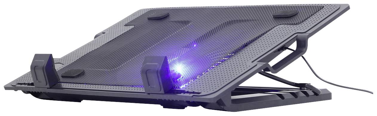 Gembird NBS-1F17T-01 Support d'ordinateur portable avec fonction refroidissante réglable en hauteur