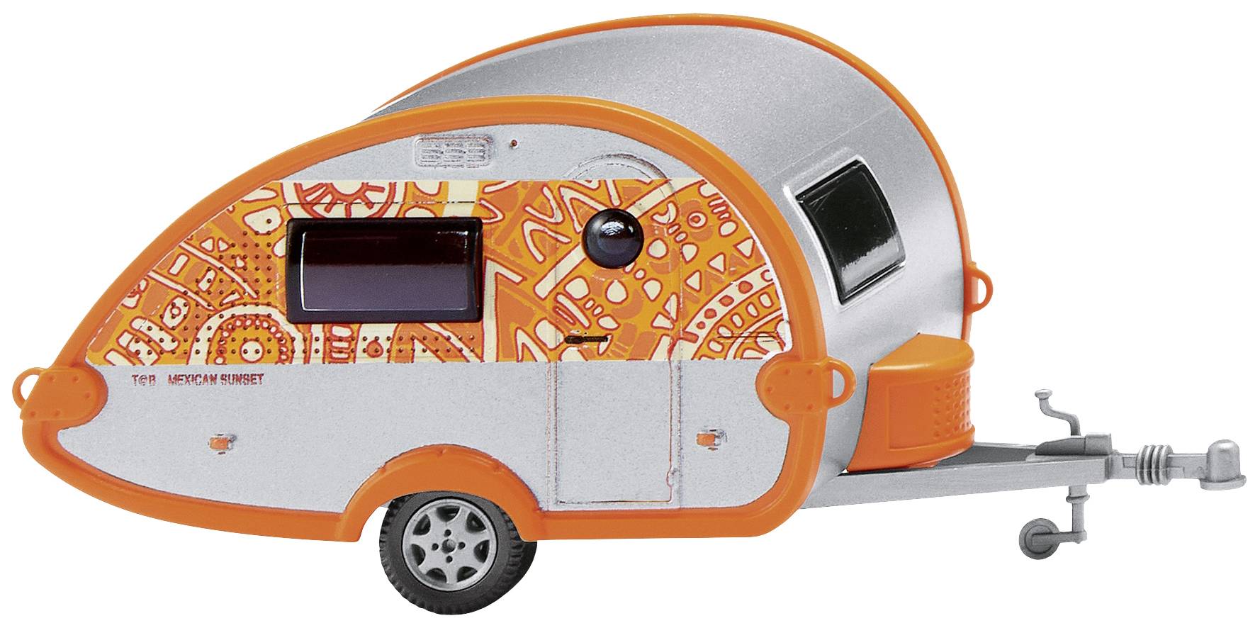 Wiking 0092 37 H0 Modèle réduit de remorque Caravane (T@B) sunset