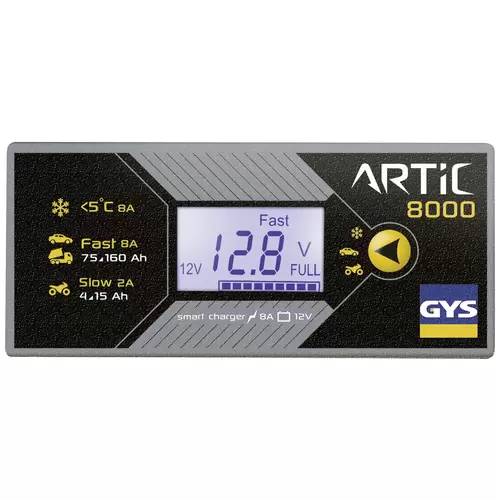 GYS Artic 8000 029590 Chargeur automatique 12 V 8 A GYS Artic 8000 029590 Chargeur automatique 12 V 8 A