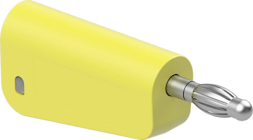 Stäubli LQ-4N-39 Fiche mâle de laboratoire mâle Ø de la broche: 4 mm jaune