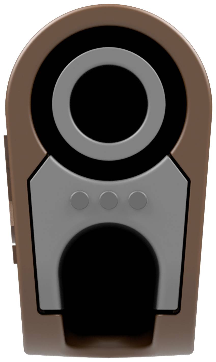 Stäubli SLQ-4N-46 Fiche banane de sécurité mâle Ø de la broche: 4 mm marron