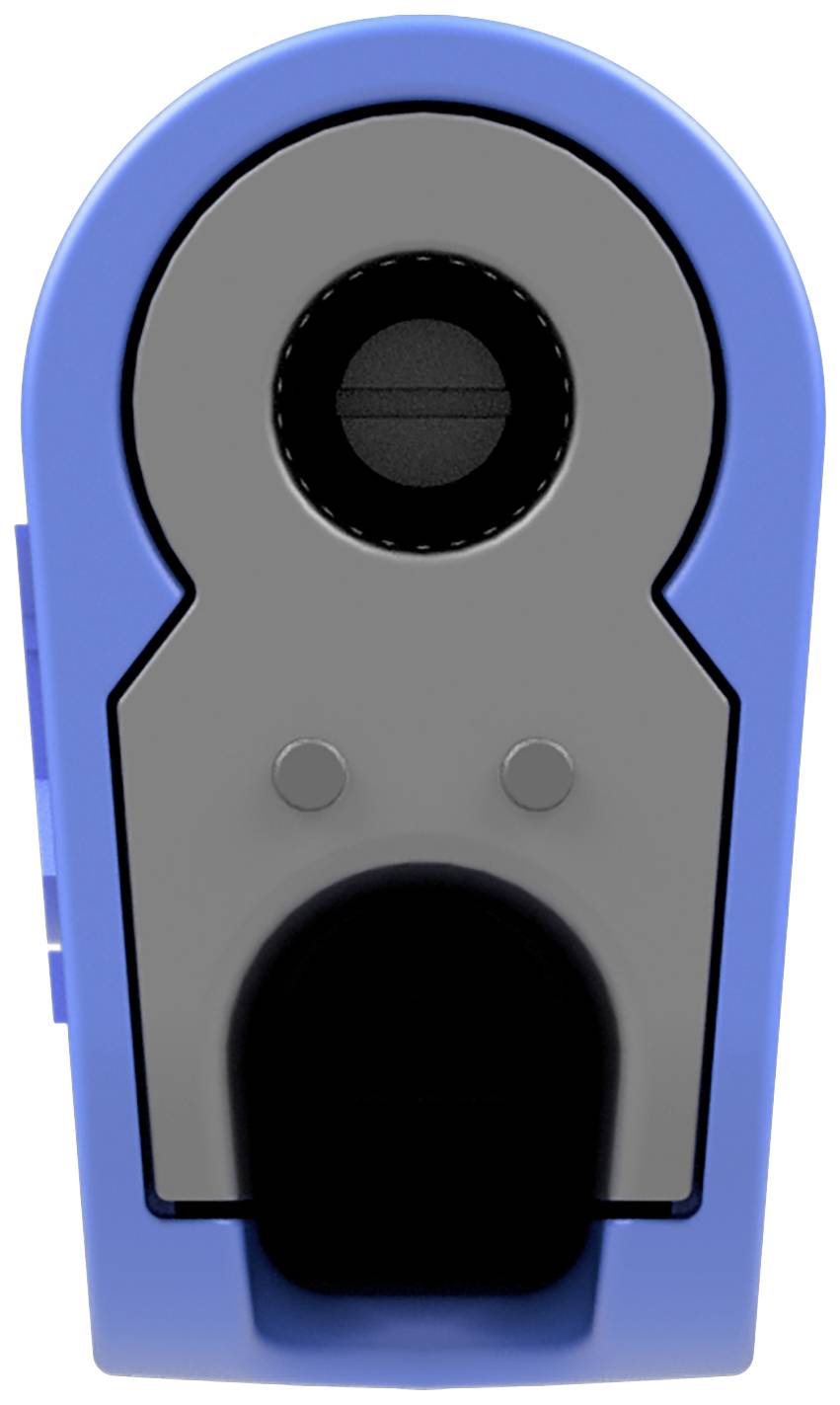 Stäubli LM-4A-39 Fiche banane mâle Ø de la broche: 4 mm bleu