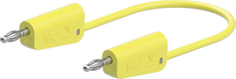 Stäubli LK-4N-F25 Cordon de mesure 25 cm jaune 1 pc(s)