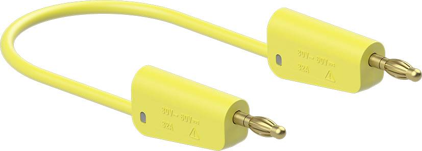 Stäubli LK-4A-F25 Cordon de mesure 25 cm jaune 1 pc(s)