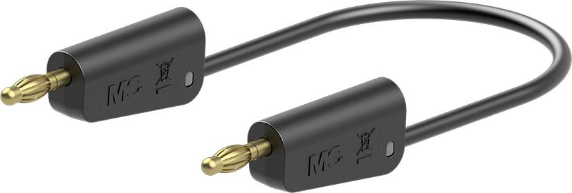 Stäubli LK-4A-F10 Cordon de mesure 75 cm noir 1 pc(s)