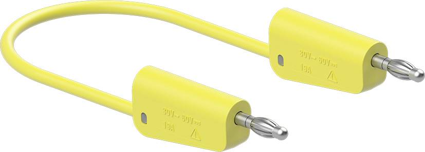 Stäubli LK-4N-S10 Cordon de mesure 100 cm jaune 1 pc(s)