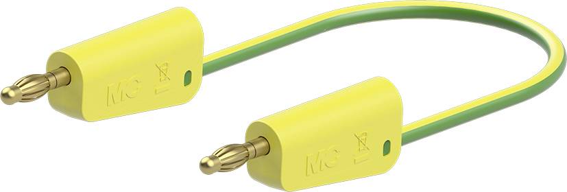 Stäubli LK-4A-S10 Cordon de mesure 25 cm jaune, vert 1 pc(s)