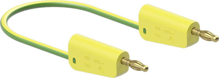 Stäubli LK-4A-S10 Cordon de mesure 25 cm jaune, vert 1 pc(s)