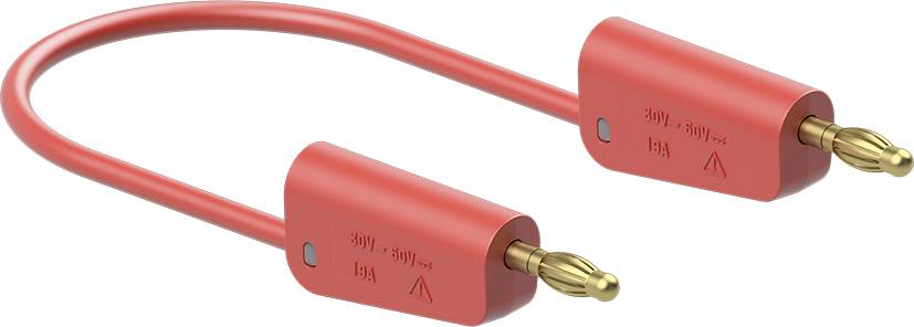 Stäubli LK-4A-S25 Cordon de mesure 50 cm rouge 1 pc(s)