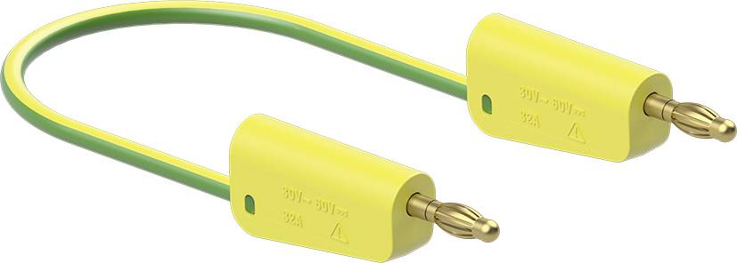 Stäubli LK-4A-F25 Cordon de mesure 200 cm jaune, vert 1 pc(s)