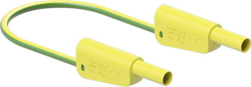Stäubli SLK-4A-S10 Cordon de mesure 50 cm jaune, vert 1 pc(s)