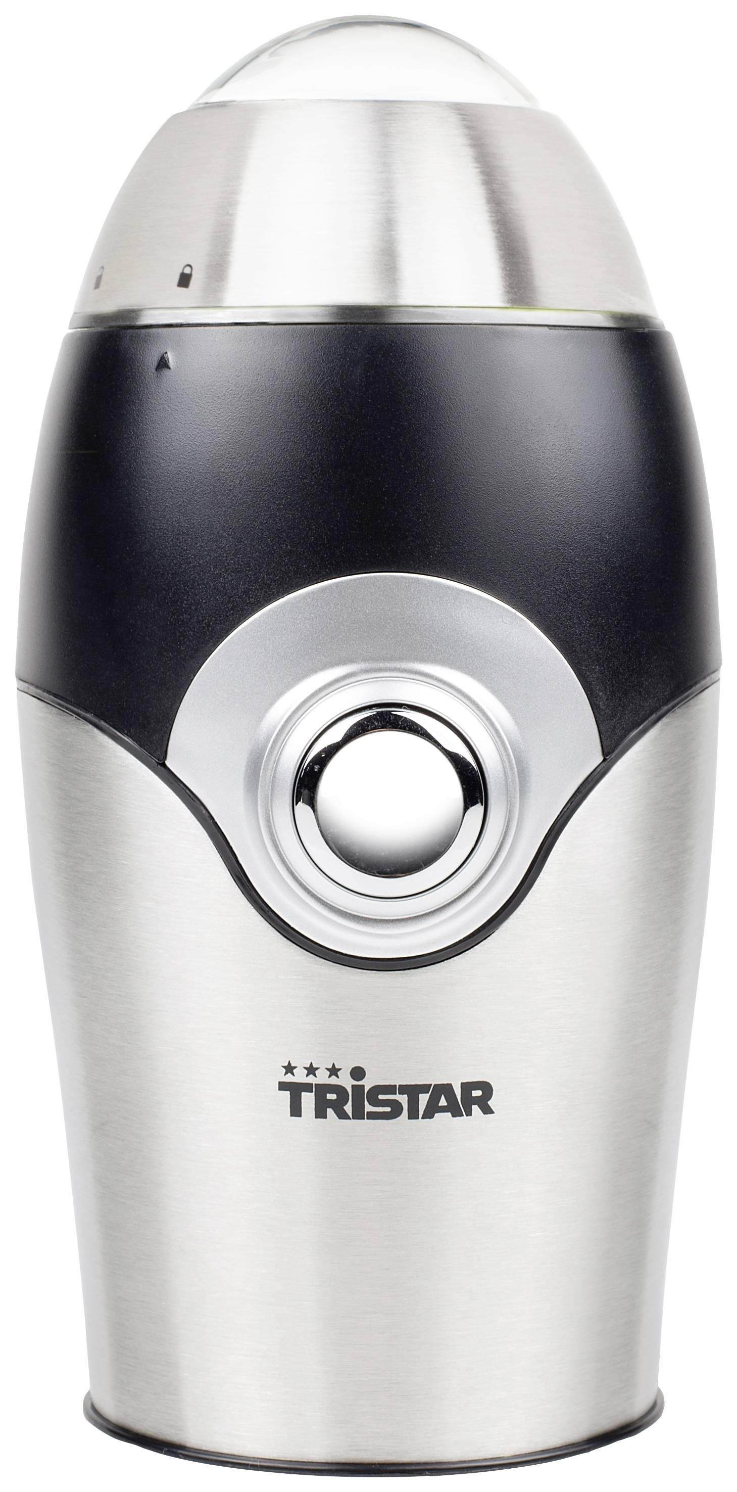 Tristar KM-2270 Moulin à café acier inoxydable, noir