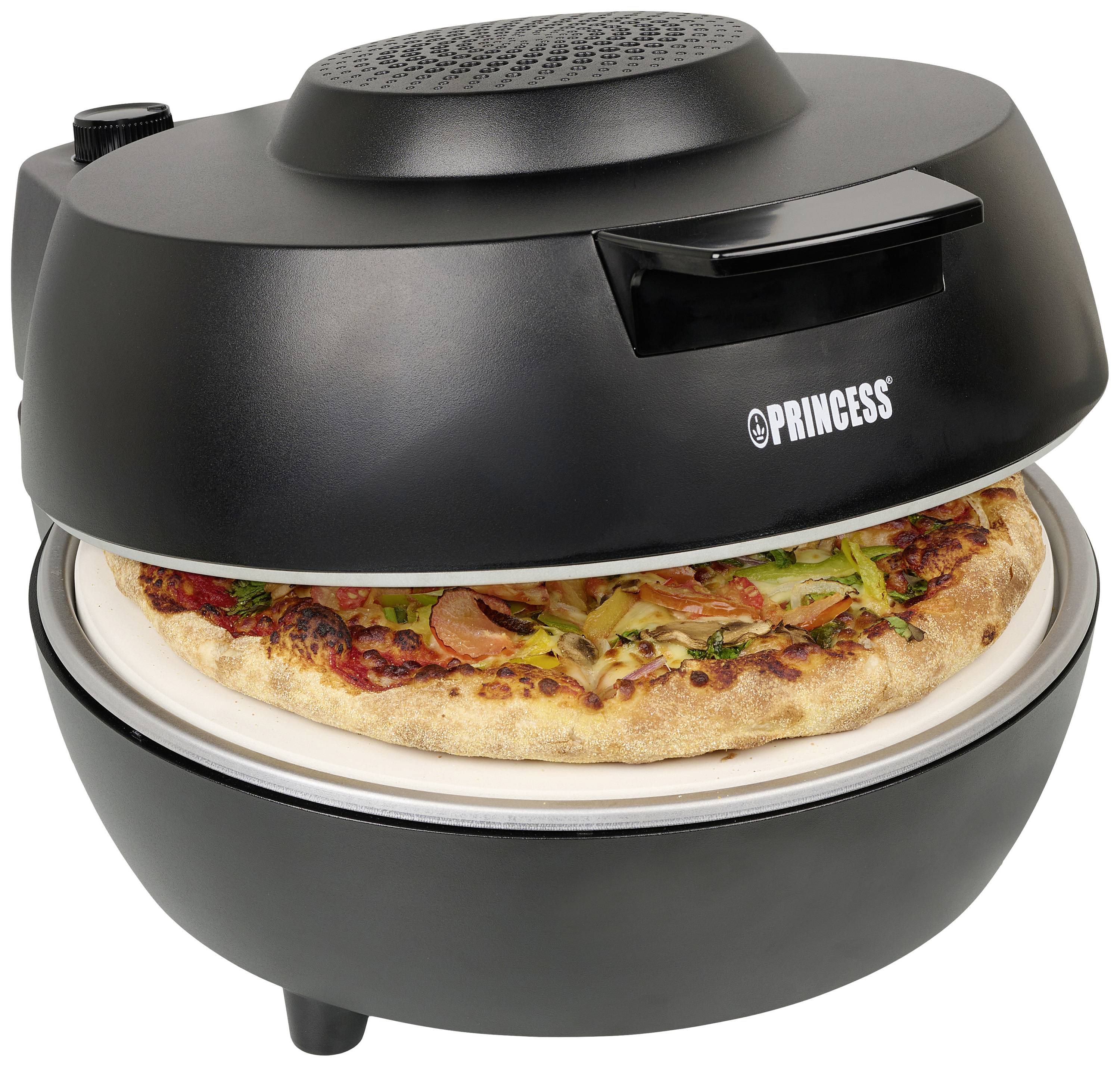 Princess Oven Pro Four à pizza voyant lumineux, fonction minuteur, boîtier Cool-Touch