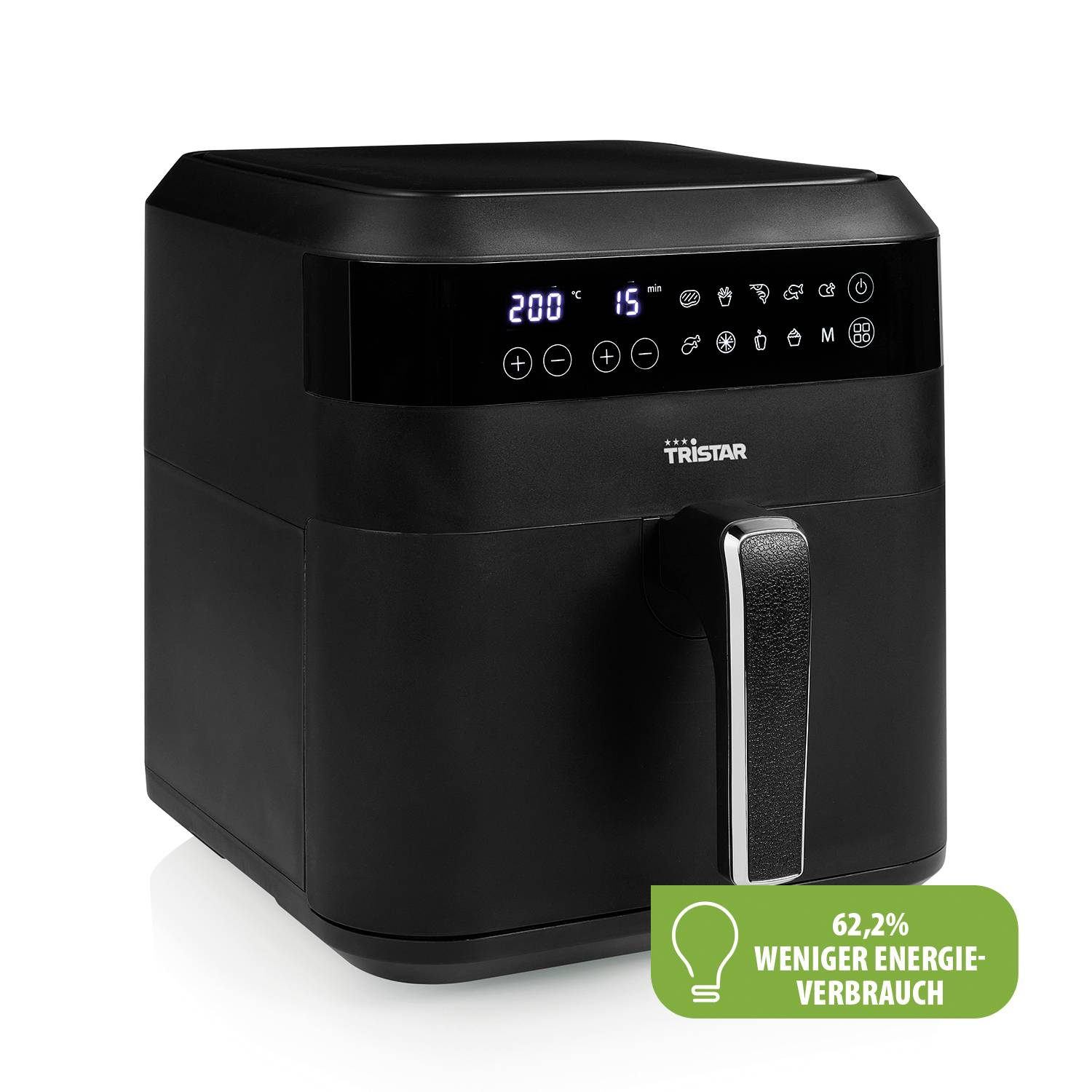 Tristar FR-6999 Friteuse à air chaud 6 l 1700 W avec écran, fonction minuteur, protection contre la surchauffe noir