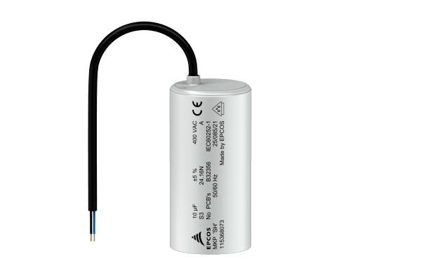 TDK B32356B4405J034 1 pc(s) Condensateur de marche pour moteur 4 µF 450 V/AC 5 % (Ø x H) 30 mm x 62 mm