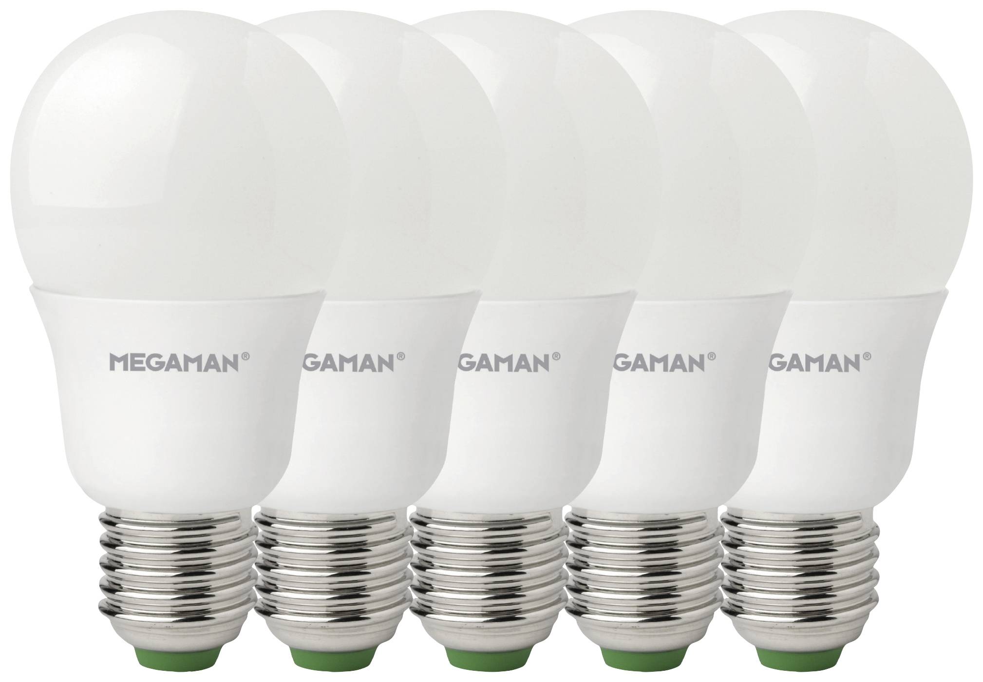 Megaman MM21963 LED CEE F (A - G) E27 forme de poire 8.6 W = 60 W blanc chaud (Ø x L) 60 mm x 109 mm 5 pc(s)