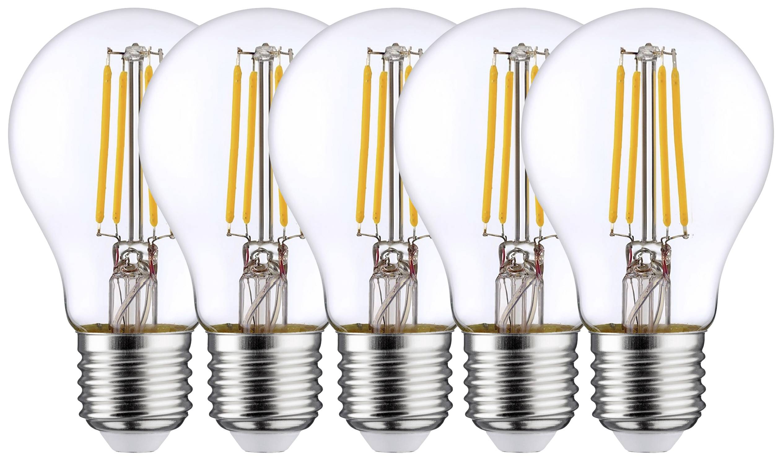 LightMe LM85936 LED CEE E (A - G) E27 7 W = 60 W blanc chaud (Ø x H) 60 mm x 108 mm 5 pc(s)