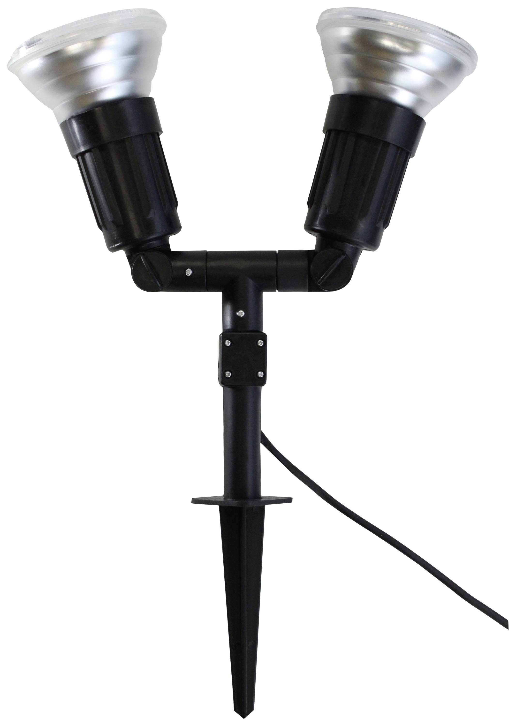 Megatron MT70814 Cappi 2 Lampe de jardin E27 noir