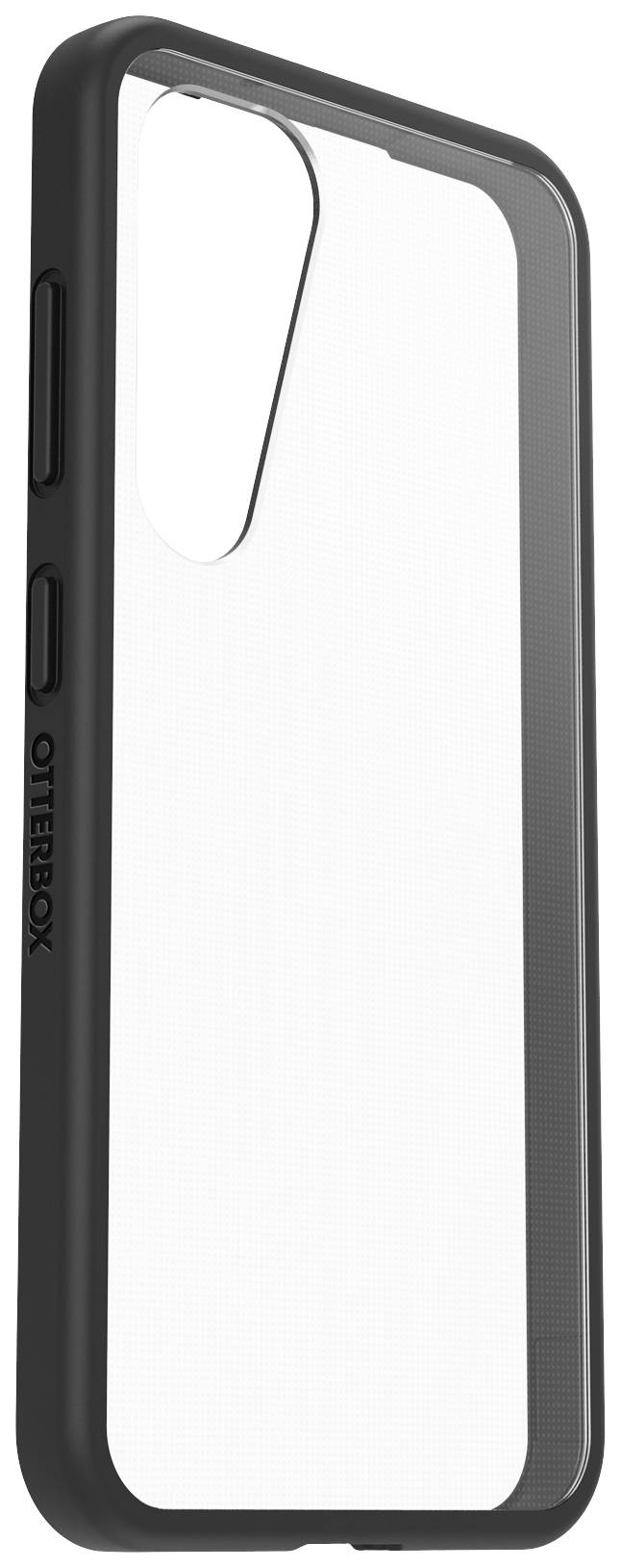 Otterbox React Housse Outdoor Samsung Galaxy S23 transparent, noir chargement par induction, résistant aux chocs
