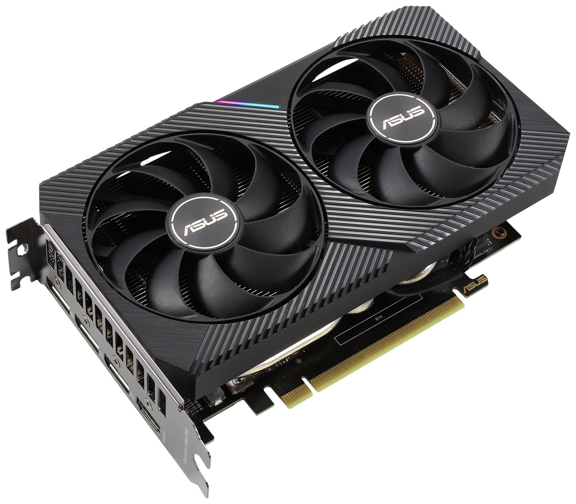 Asus Carte graphique Nvidia GeForce RTX 3060 Overclocked 8 GB GDDR6-RAM PCIe HDMI™, DisplayPort