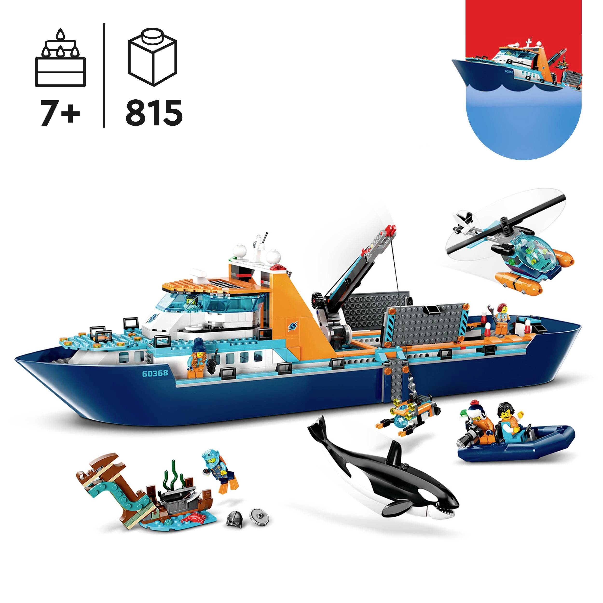 60368 LEGO® CITY Navire de recherche arctique