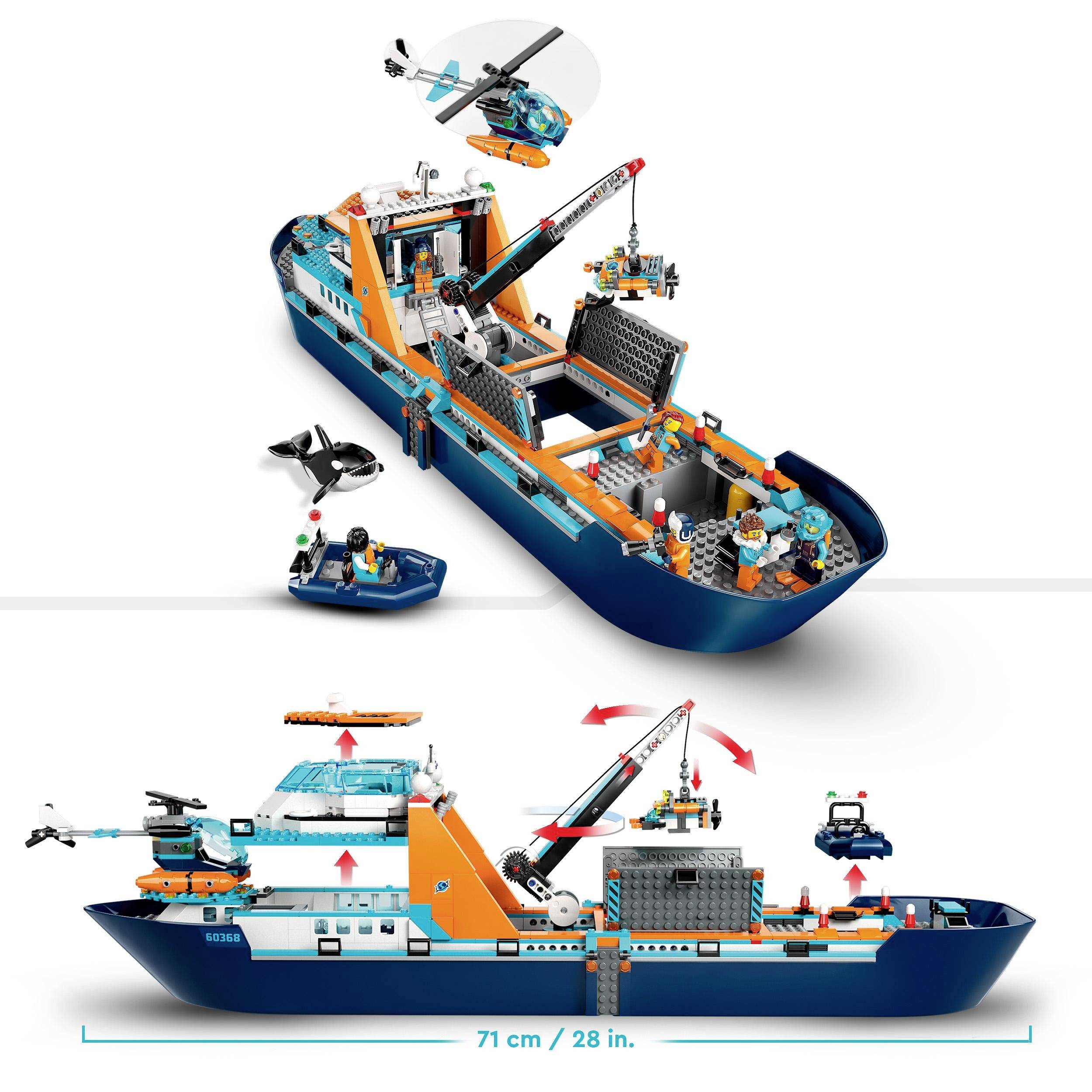 60368 LEGO® CITY Navire de recherche arctique