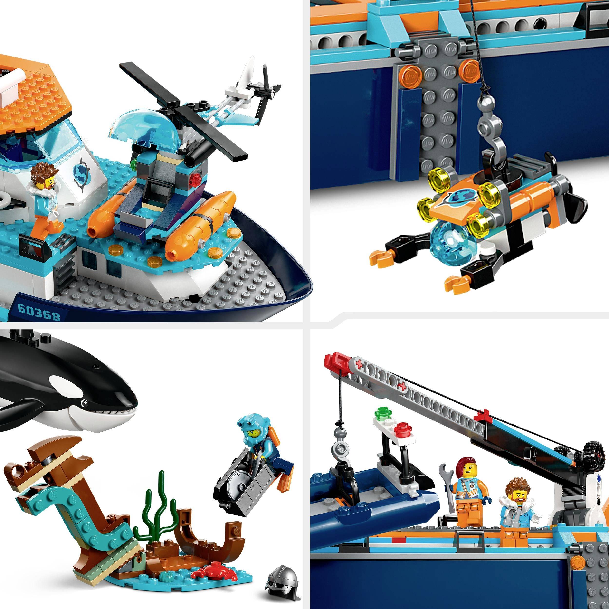 60368 LEGO® CITY Navire de recherche arctique