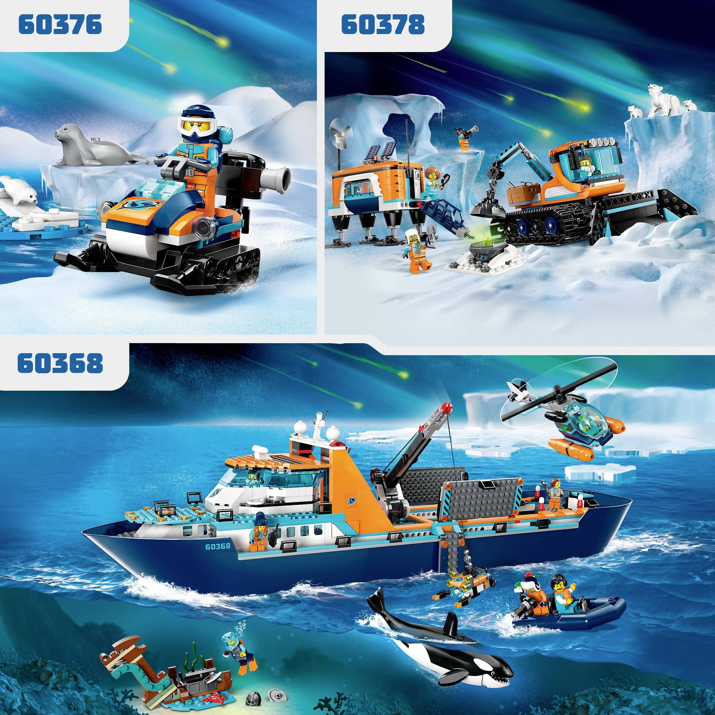 60368 LEGO® CITY Navire de recherche arctique