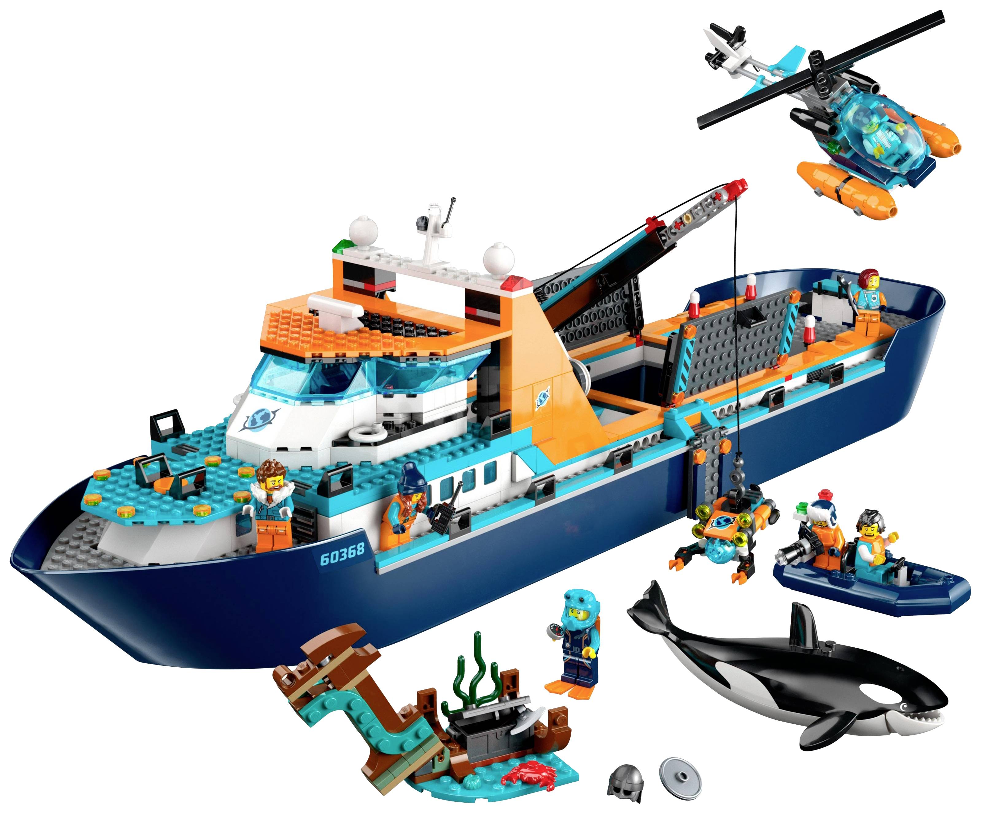 60368 LEGO® CITY Navire de recherche arctique