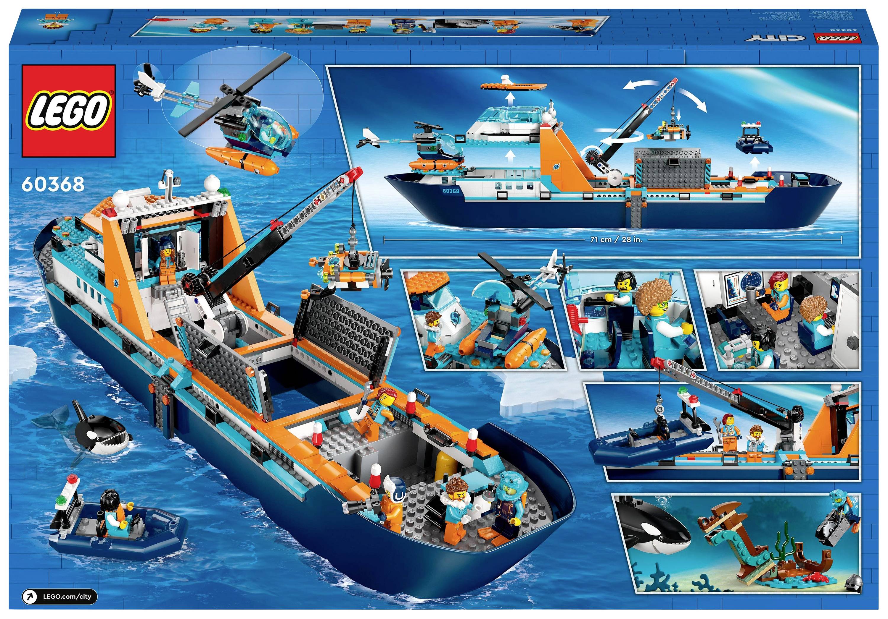 60368 LEGO® CITY Navire de recherche arctique