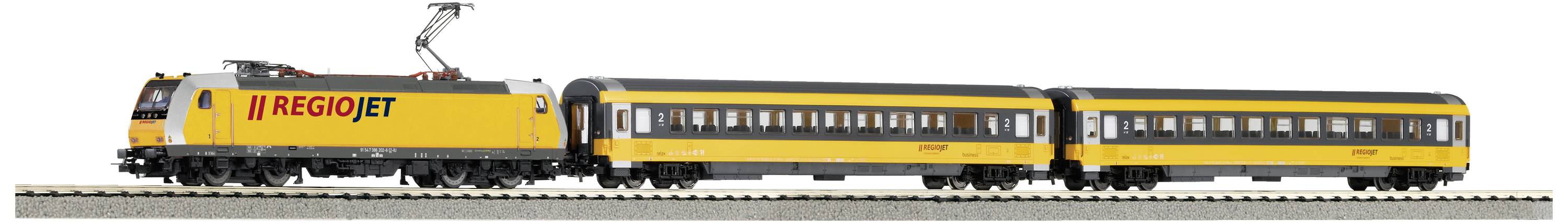 Piko H0 59019 H0 PSCwlan S-SET train de voyageurs BR 386 le Regiojet