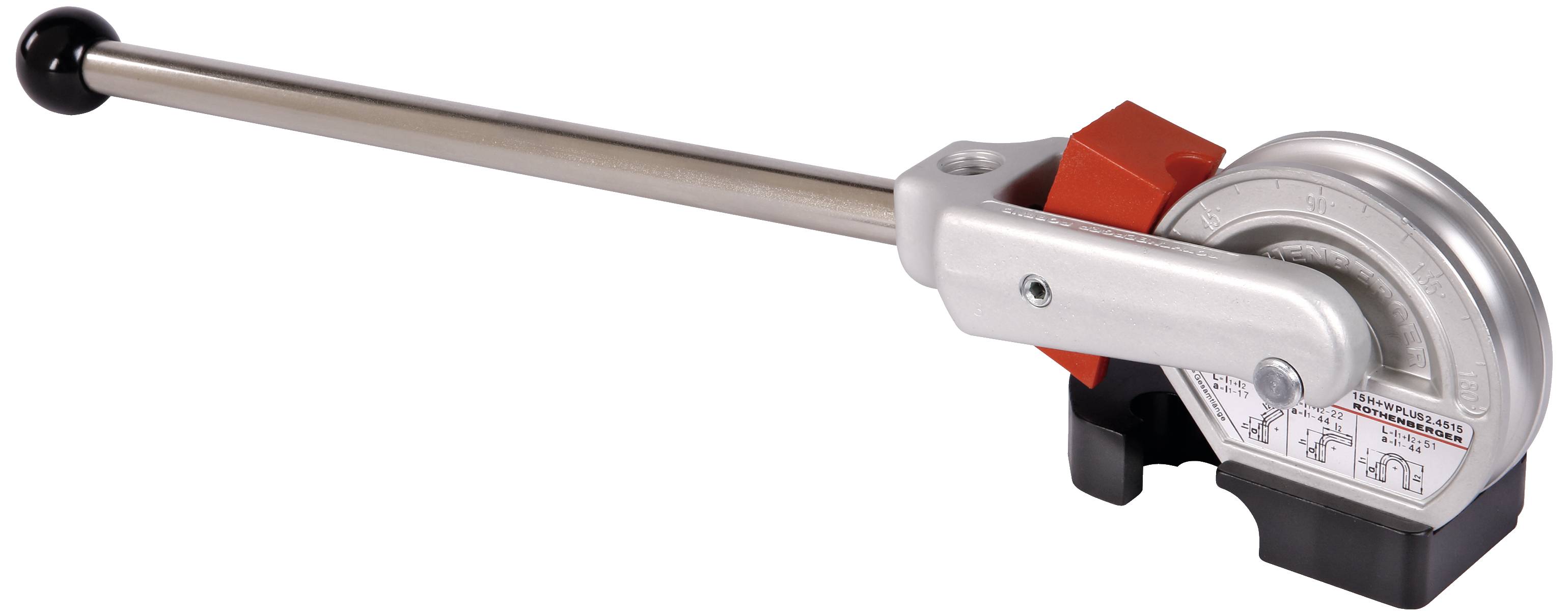 Appareil de cintrage de tube ROBENS H+W plus, 15 mm, avec poignée Rothenberger 24515