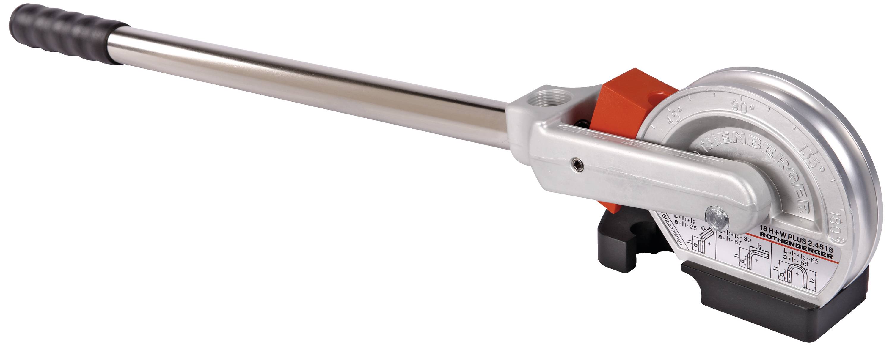 Appareil de cintrage de tube ROBENS H+W plus, 18 mm, avec poignée Rothenberger 24518
