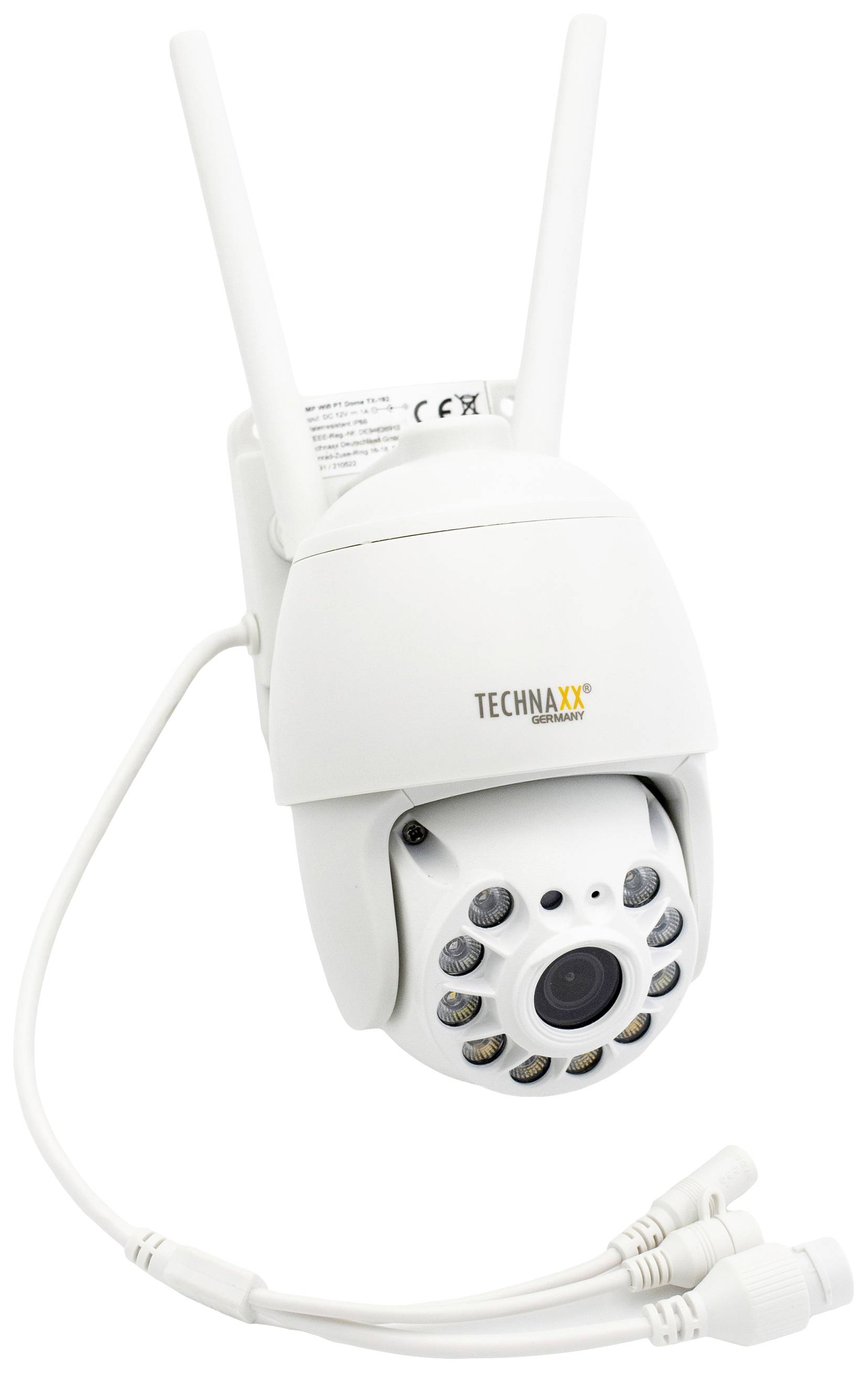 4991 Technaxx TX-192 Wi-Fi, Ethernet IP Caméra de surveillance 2304 x 1296 pixels