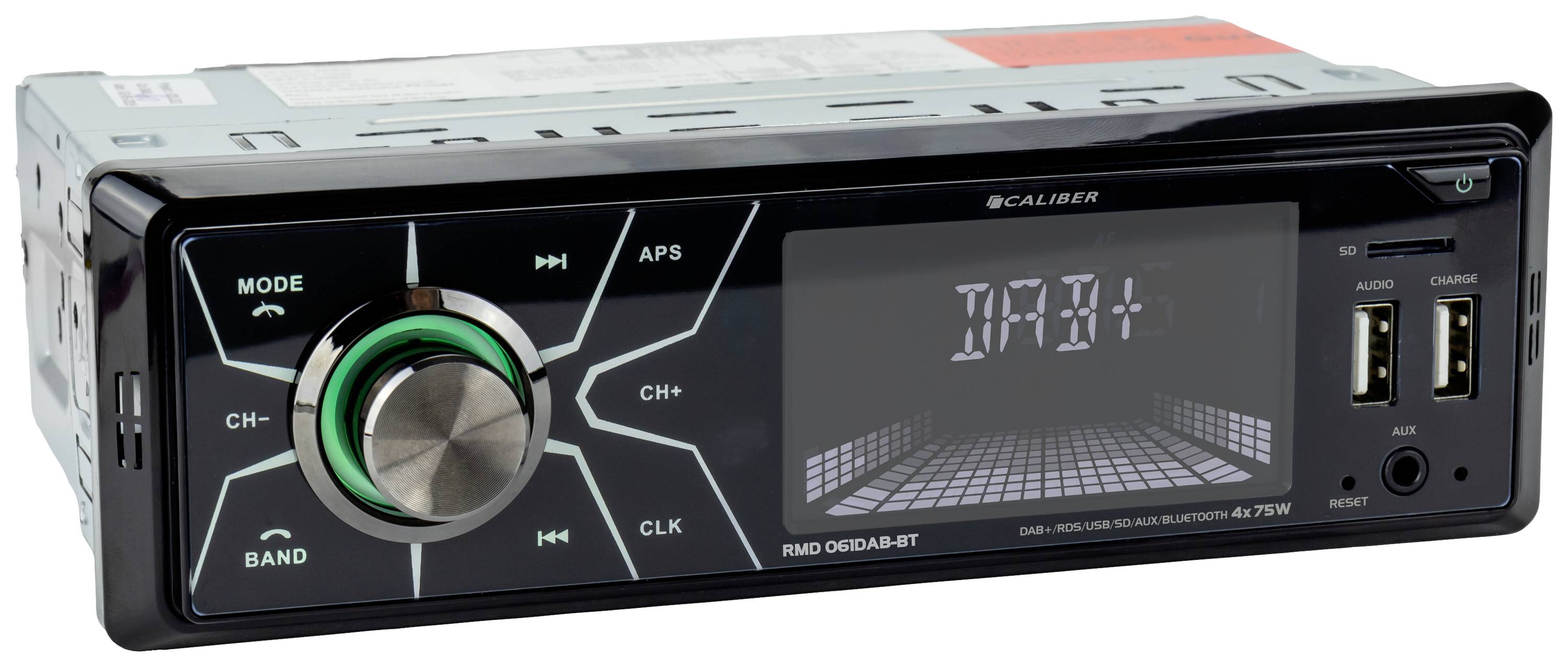 Caliber RMD061DAB-BT Autoradio tuner DAB+, kit mains libres bluetooth, avec télécommande