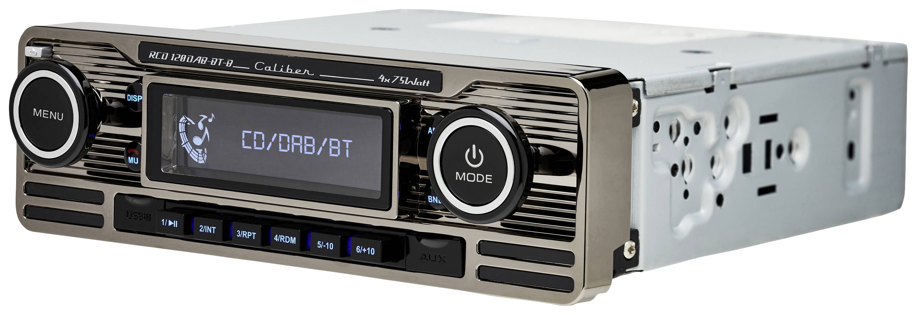 Caliber RCD120DAB-BT-B Autoradio tuner DAB+, kit mains libres bluetooth