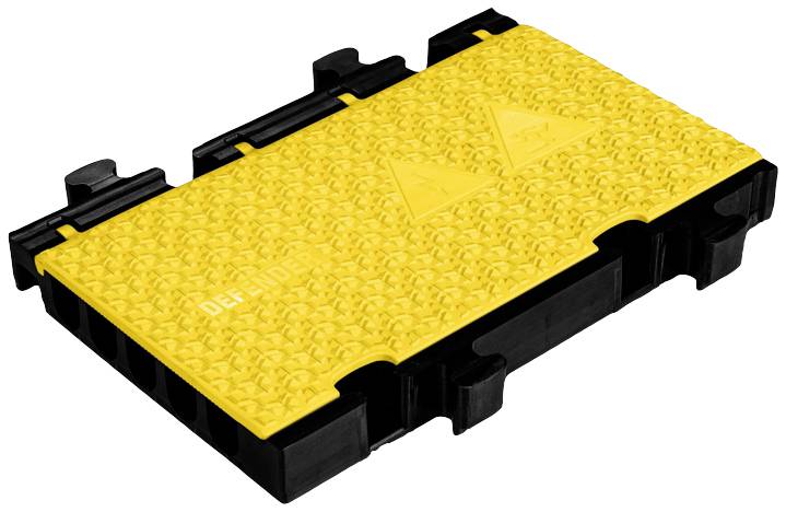 DEFENDER by Adam Hall Partie centrale de pont de câbles 869350 Polyuréthane noir/jaune Nombre de canaux: 5 475 mm Contenu: 1 pc(s)