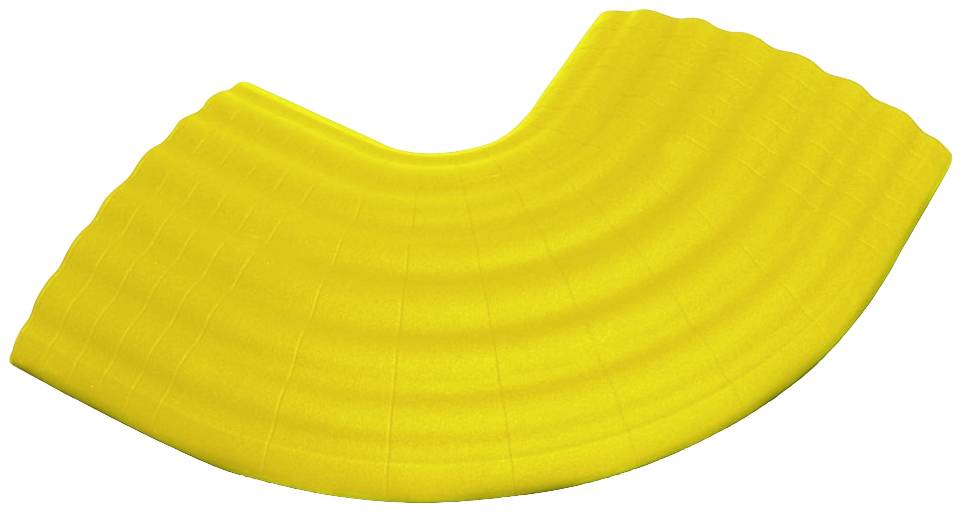 DEFENDER by Adam Hall Courbe à 90° 85161YEL Polyuréthane jaune Nombre de canaux: 4 Contenu: 1 pc(s)