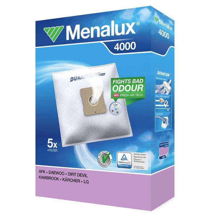 Menalux 4000 Sac pour aspirateur 5 pc(s)