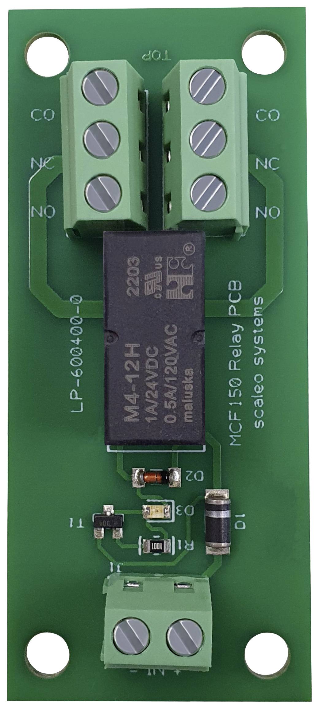 Carte relais scaleo systems VV-600401-0-C 2 inverseurs (RT) 12 V/DC 1 pc(s)