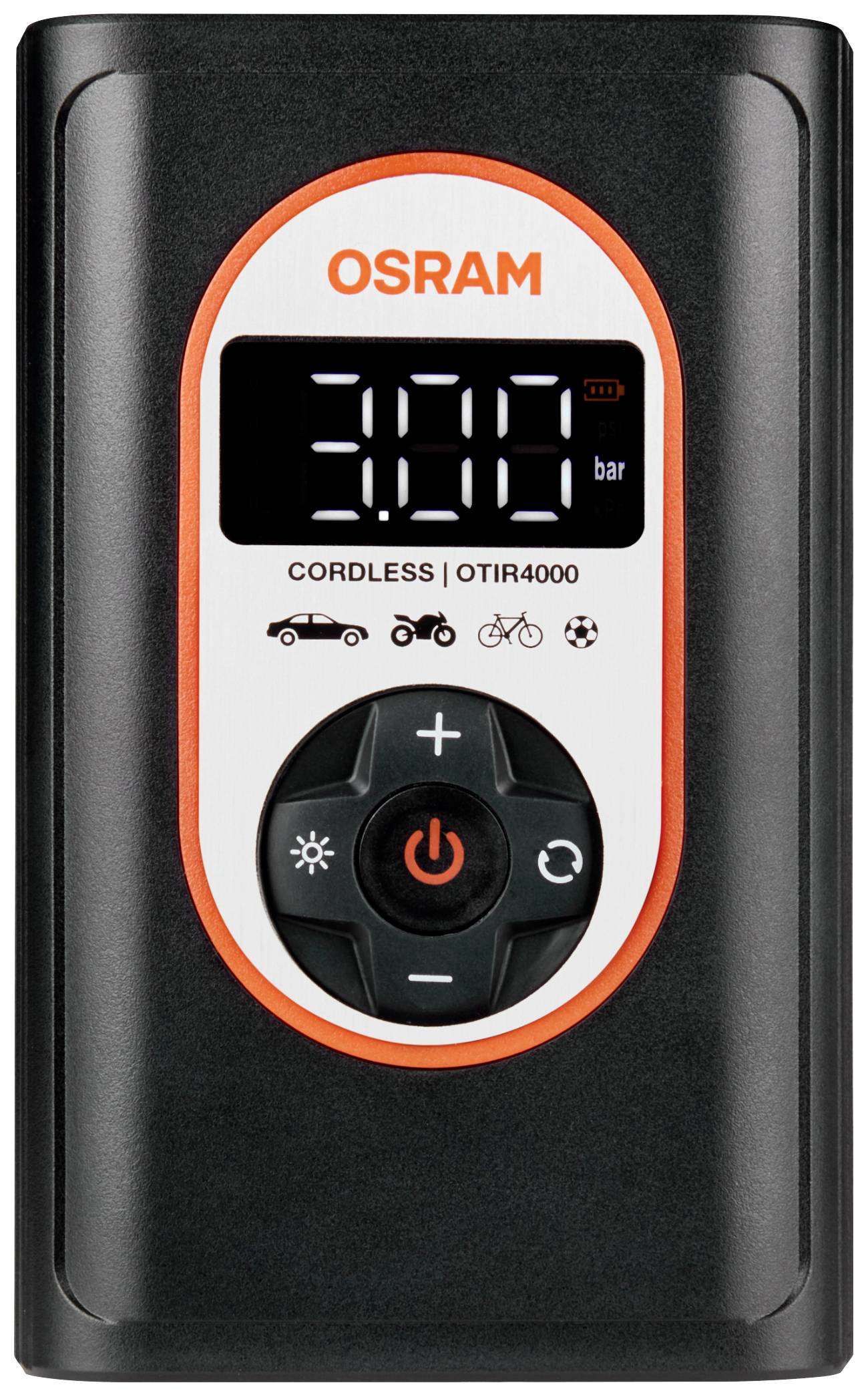 Compresseur Osram Automotive TYREinflate 4000 OTIR4000 8.3 bar sacoche ou coffret de rangement, coupure automatique, avec lampe