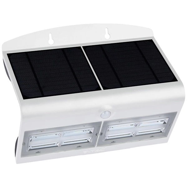 V-TAC 8278 VT-767-7-W Applique solaire LED 7.00 W blanc, noir V-TAC 8278 VT-767-7-W Applique solaire LED 7.00 W blanc, noir