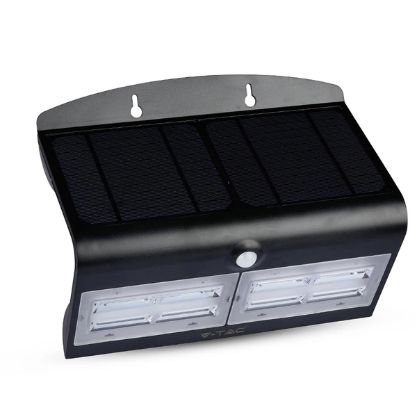 V-TAC 8279 VT-767-7-B Projecteur mural solaire avec détecteur de mouvements LED 7.00 W noir V-TAC 8279 VT-767-7-B Projecteur mural solaire avec détecteur de mouvements LED 7.00 W noir