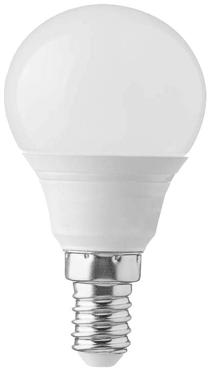 V-TAC 2142501 LED CEE F (A - G) E14 forme de globe 4.50 W blanc chaud (Ø x H) 35 mm x 100 mm
